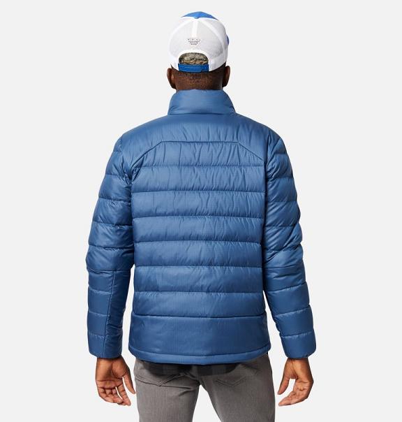 Columbia Autumn Park Down Jacket Blue For Men's NZ71290 New Zealand